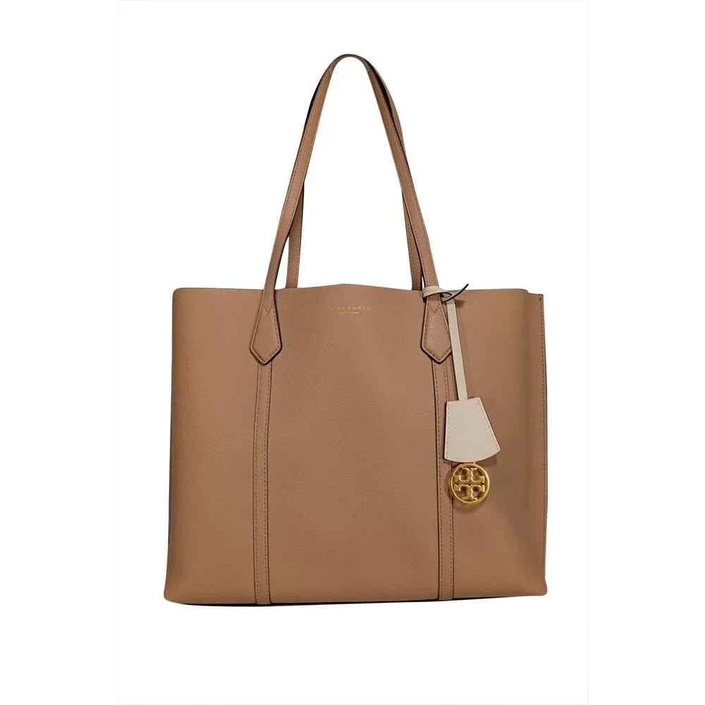 Tory Burch - Beige Leather Large Tote Bag